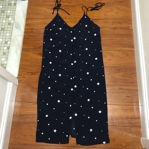Topshop button down star dress